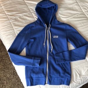 VANS full zip up sweatshirt